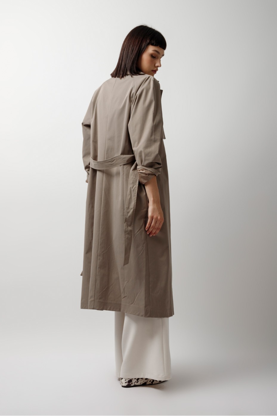 MAXI TRENCH COAT WITH BELT