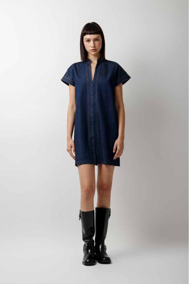 MINI DRESS WITH BUTTONS