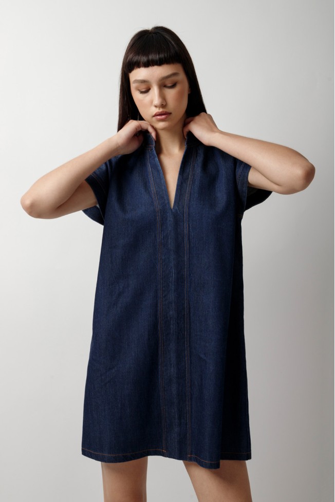 MINI DRESS WITH BUTTONS