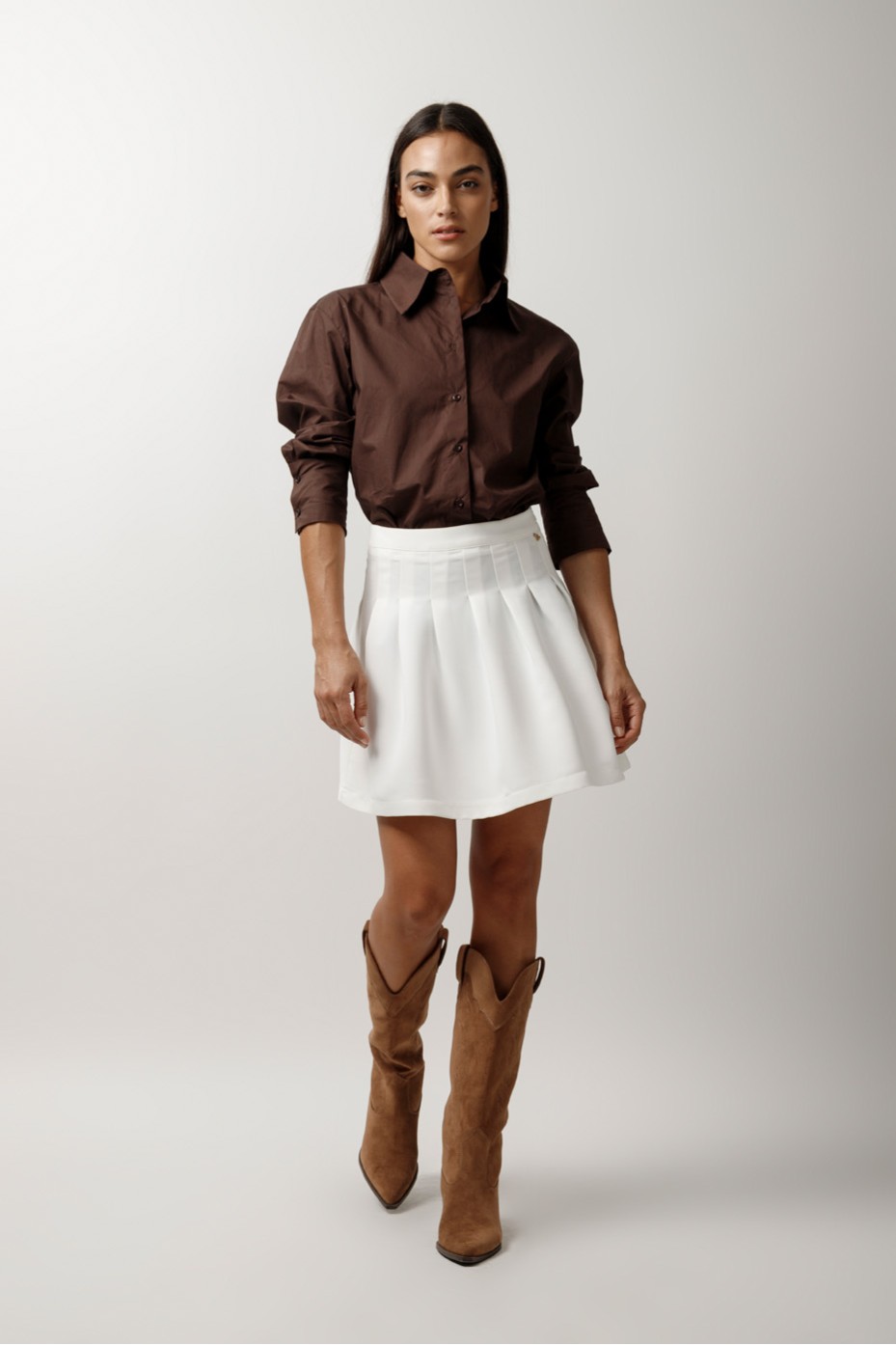 MINI SKIRT WITH PLEATS
