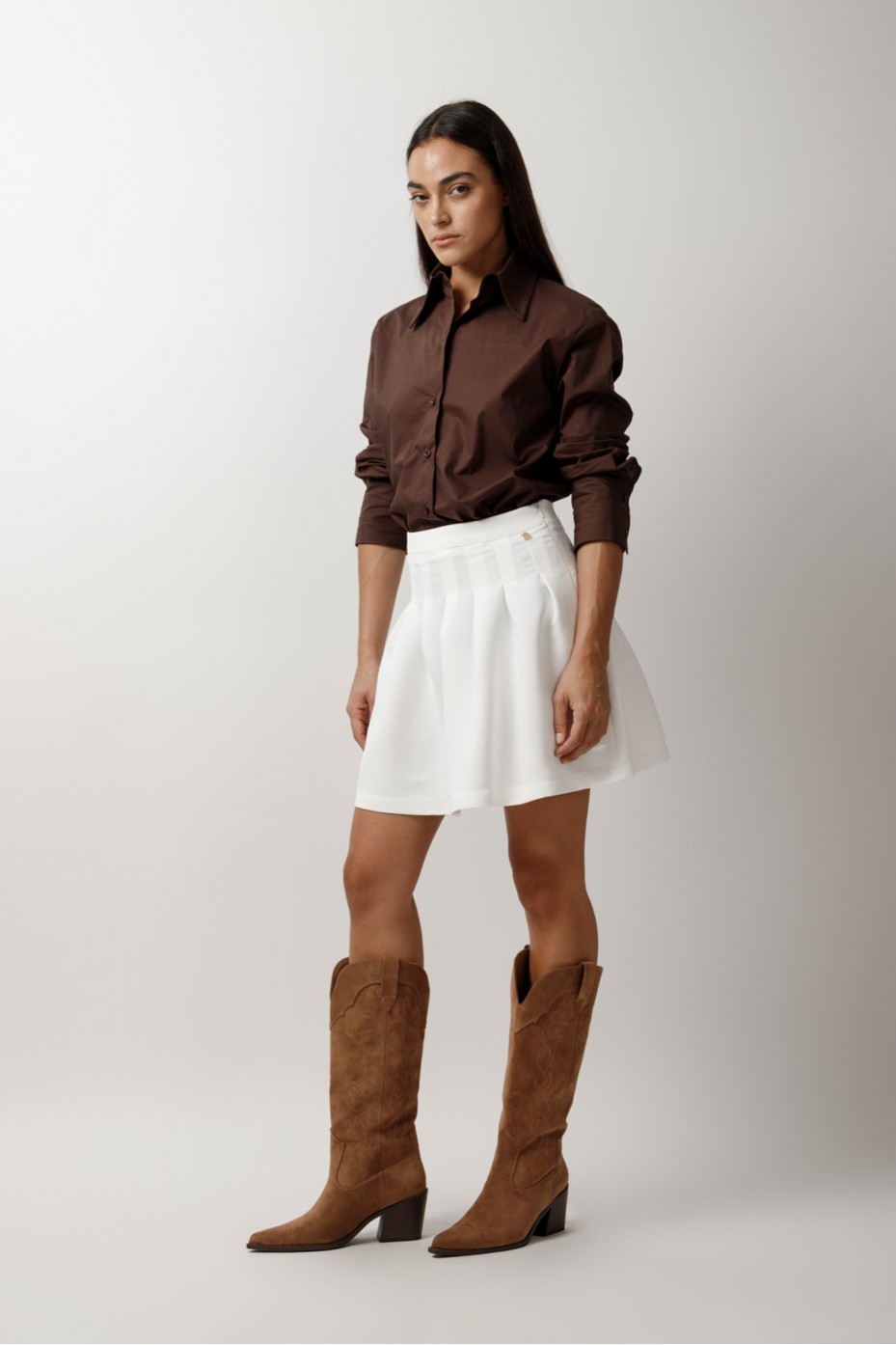 MINI SKIRT WITH PLEATS