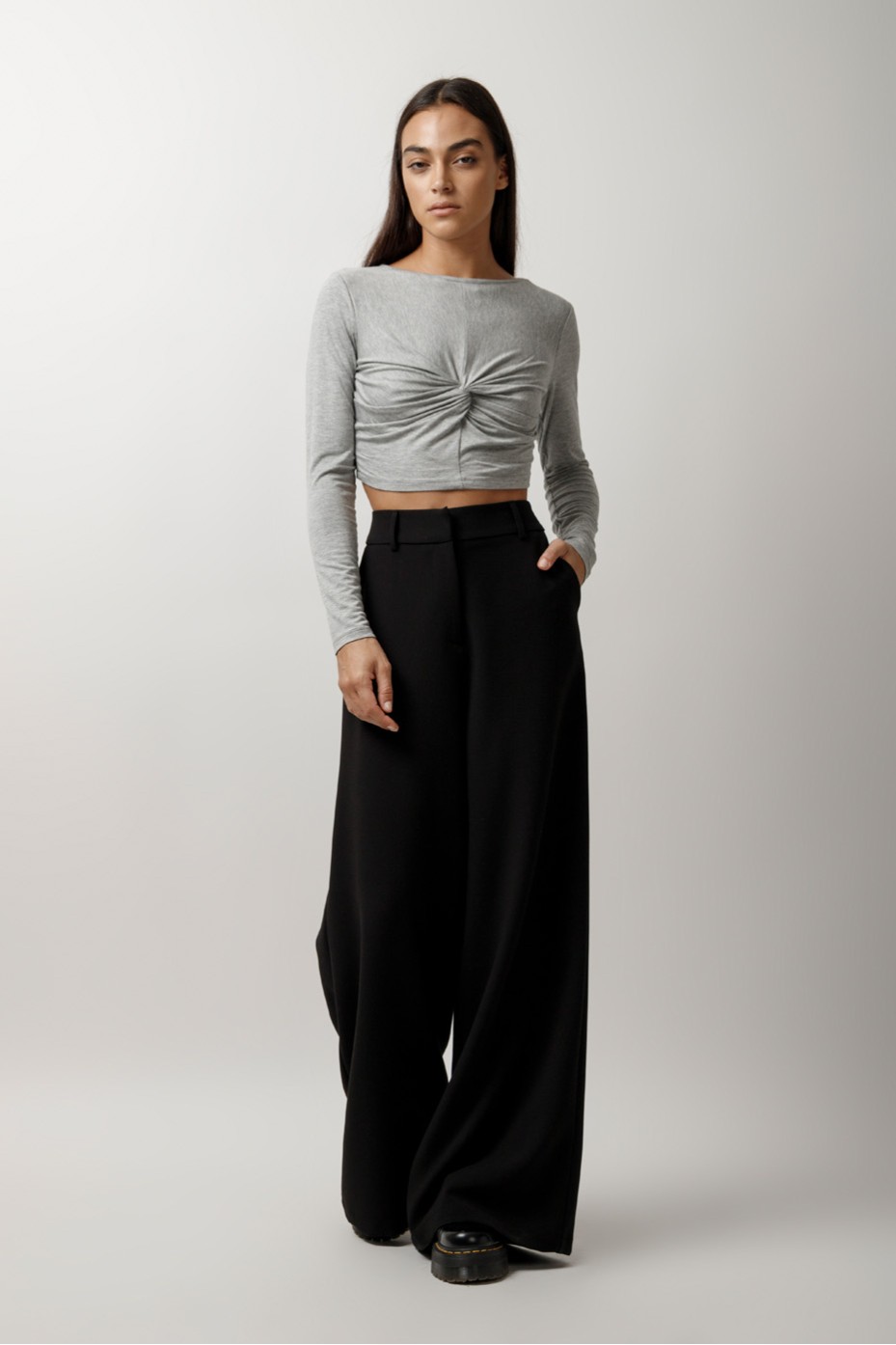 LONG WIDE PANTS