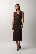 SLIT MIDI PENCIL DRESS