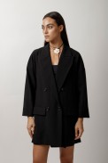 OVERSIZED JACKET WITH SIDE RIPS