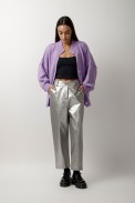 ECO LEATHER CROP PANTS