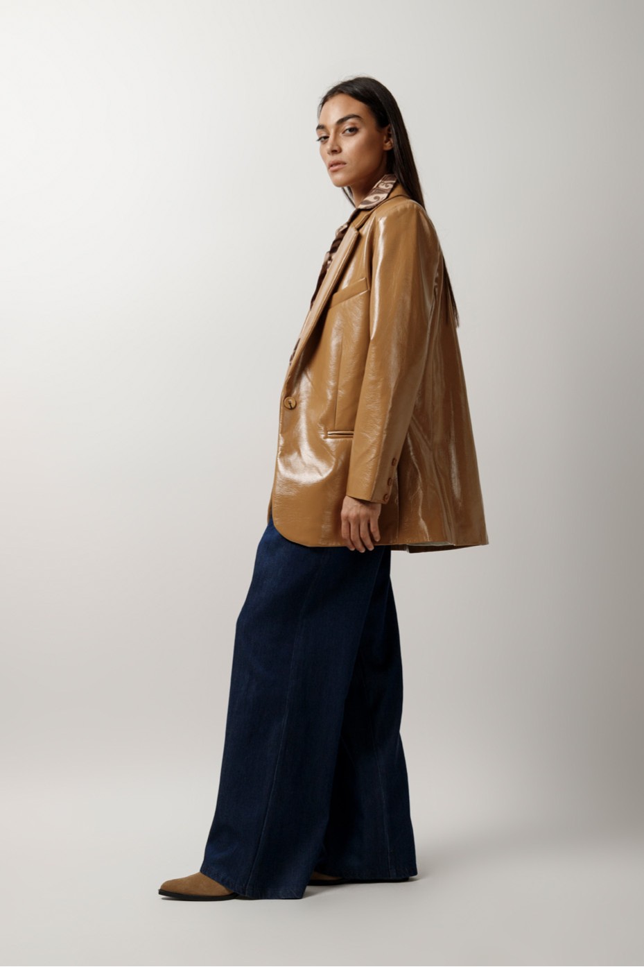ECO LEATHER BLAZER