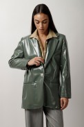 ECO LEATHER BLAZER