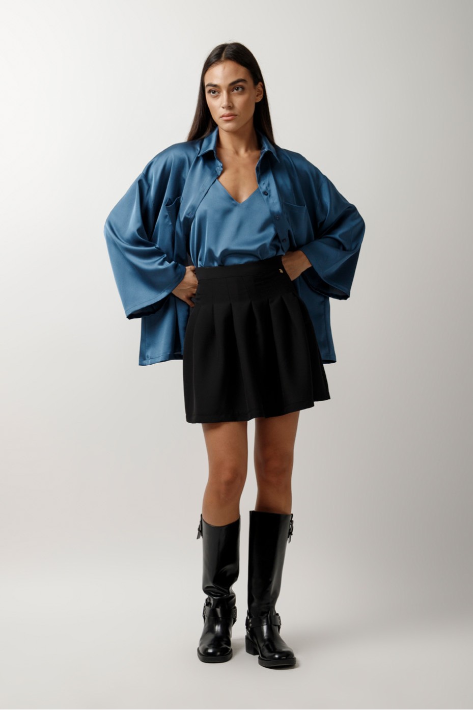 MINI SKIRT WITH PLEATS