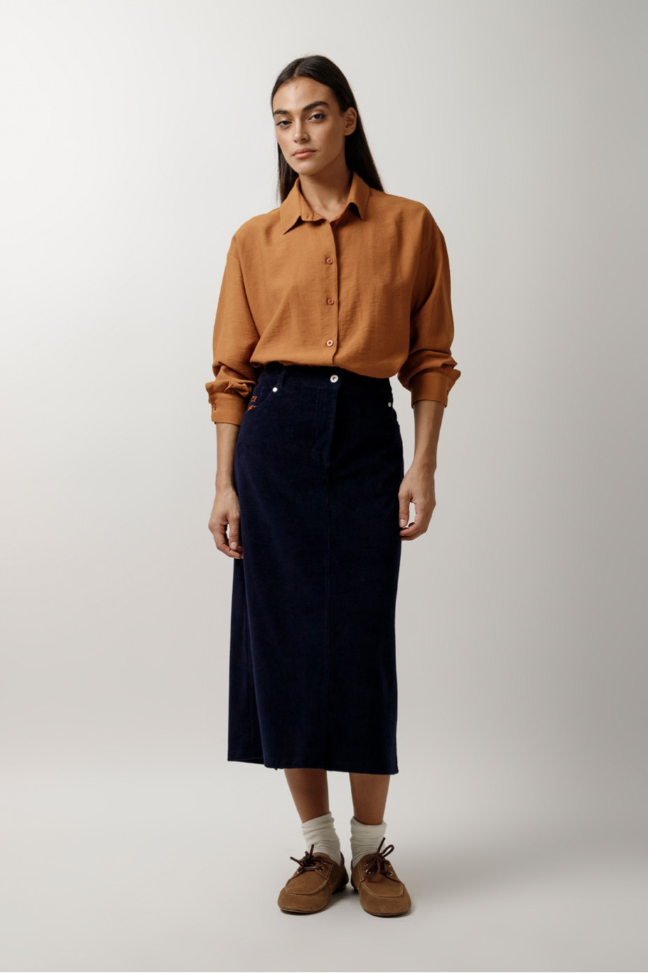 PENCIL RIB SKIRT