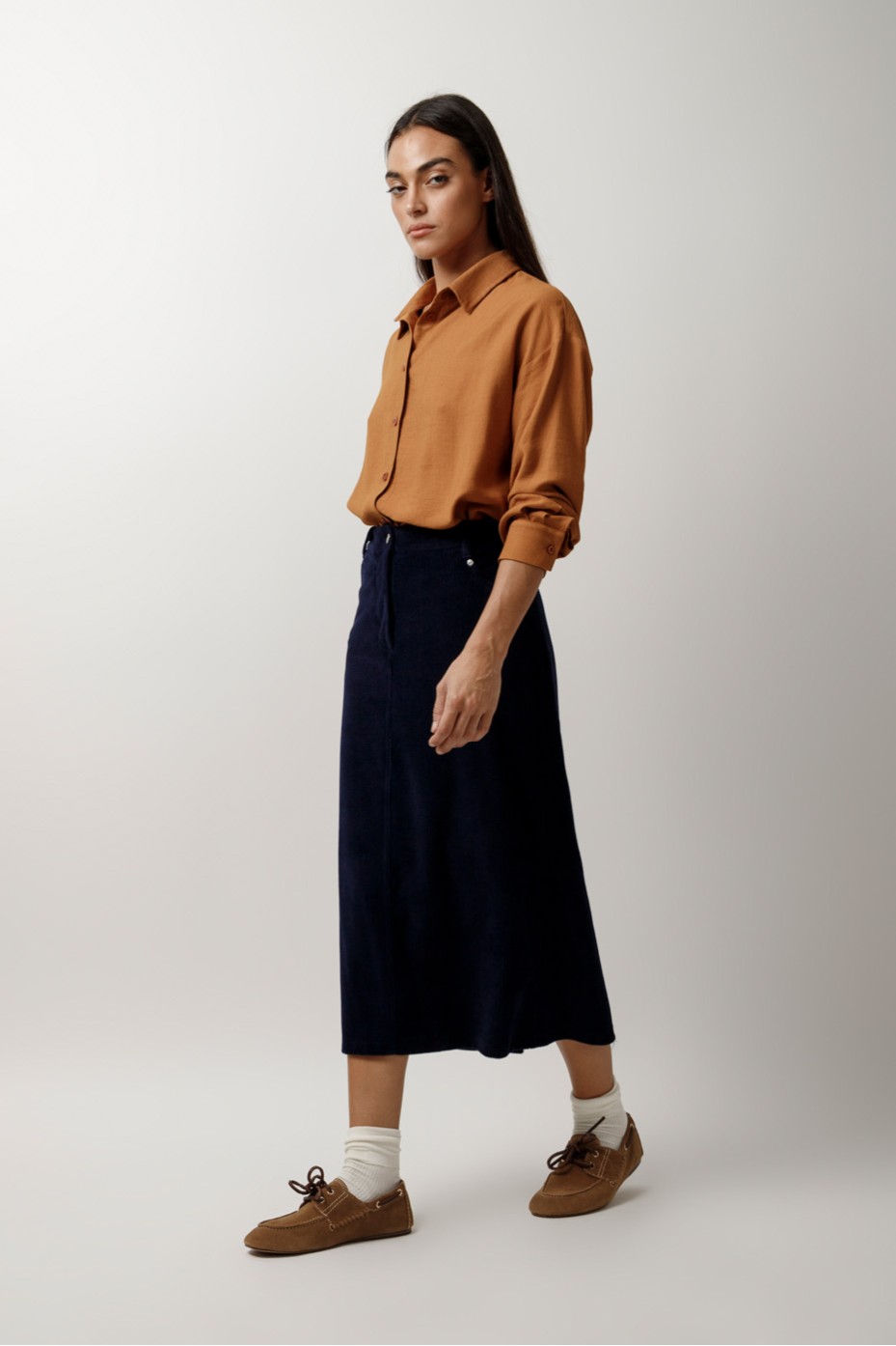 PENCIL RIB SKIRT