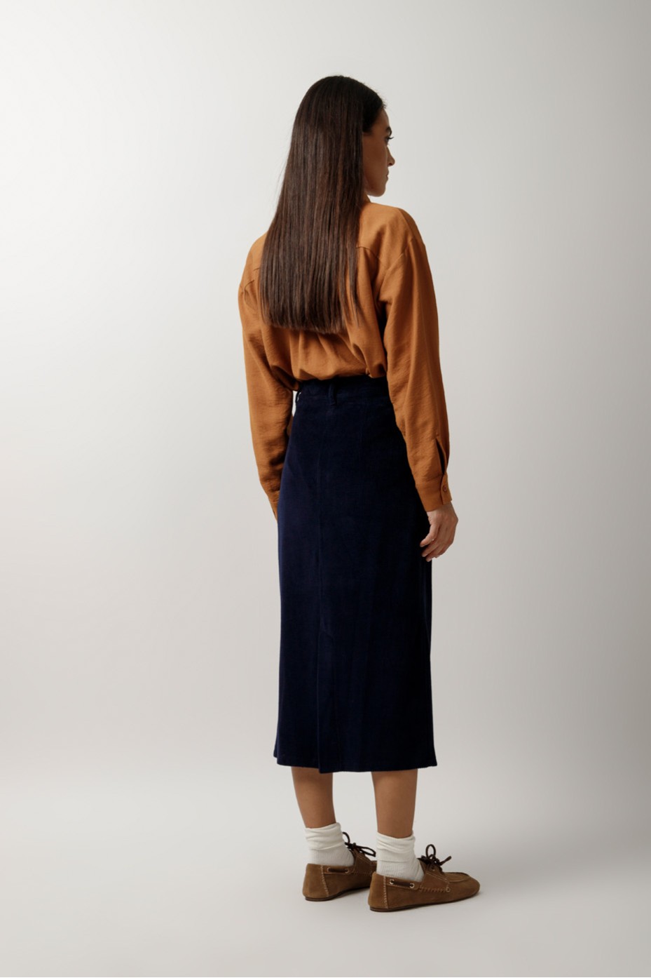 PENCIL RIB SKIRT