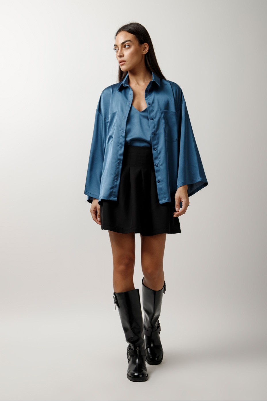 SHIRT WITH TROUCAR SLEEVES