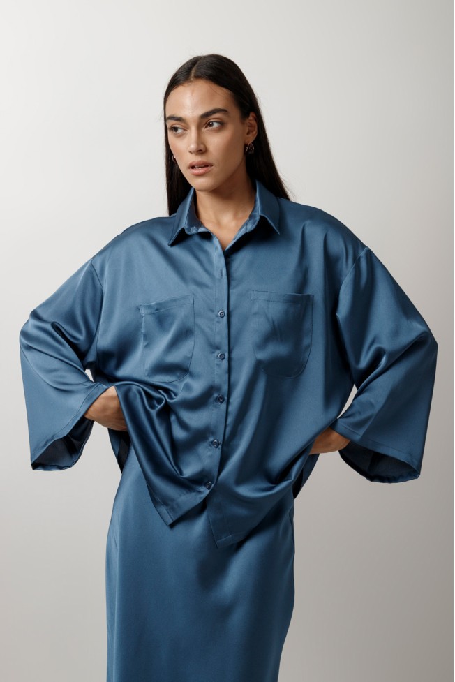 SHIRT WITH TROUCAR SLEEVES