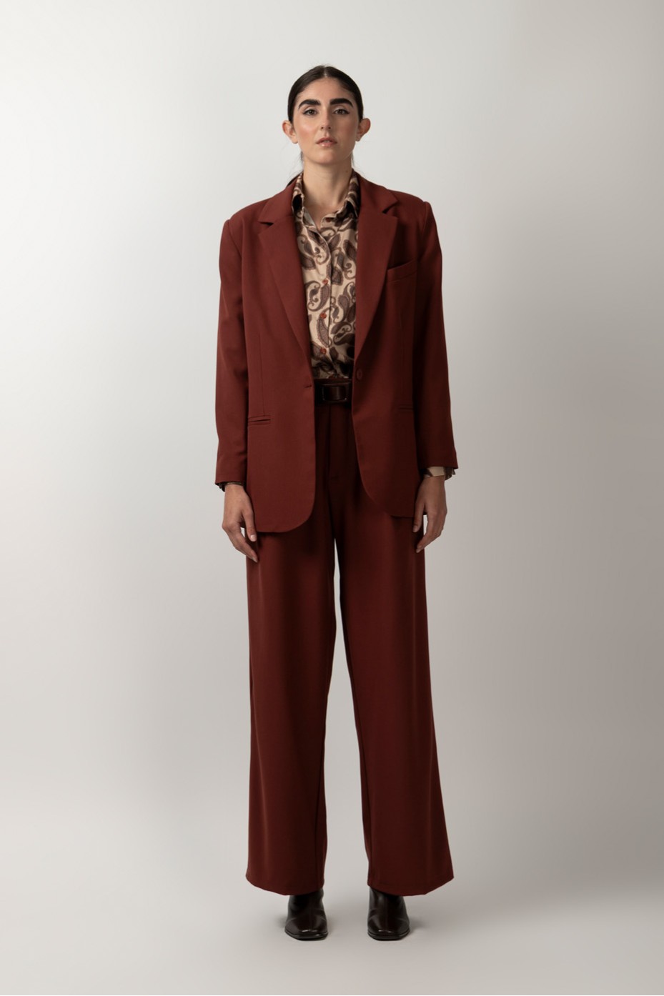 HIGH WAISTED PANTS WITH PLEATS