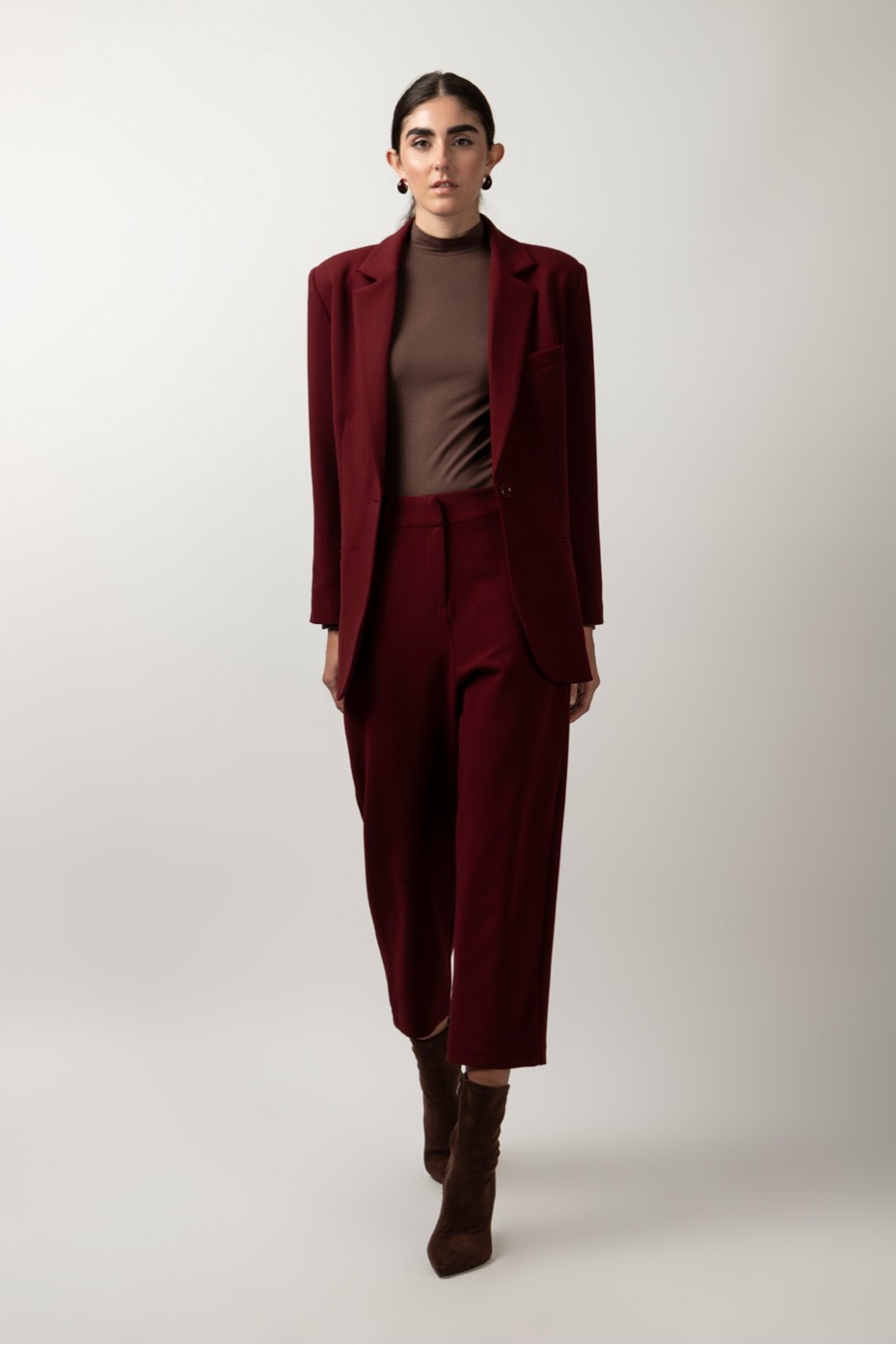 CROP PANTS WITH ELASTIC