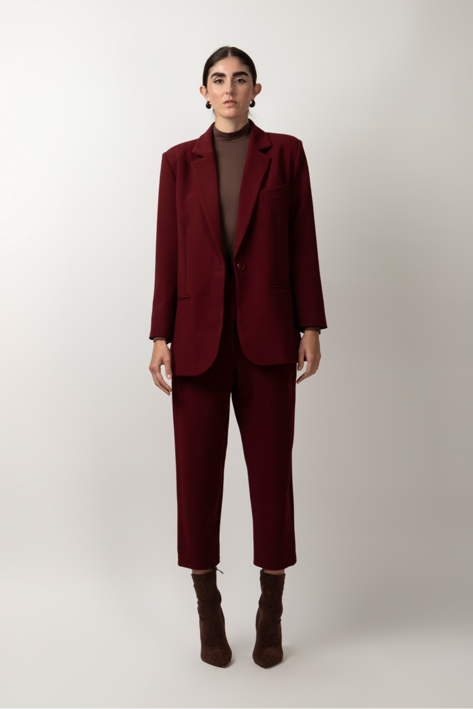 CROP PANTS WITH ELASTIC