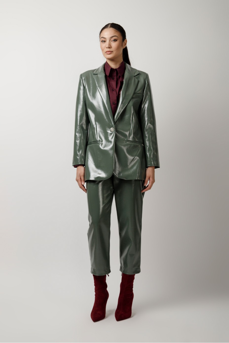 ECO LEATHER BLAZER