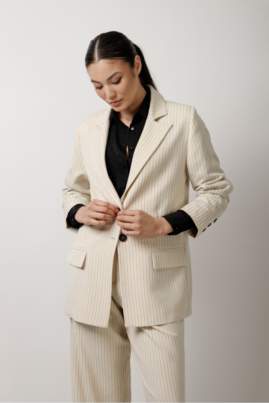 OVERSIZED STRIPED JACKET