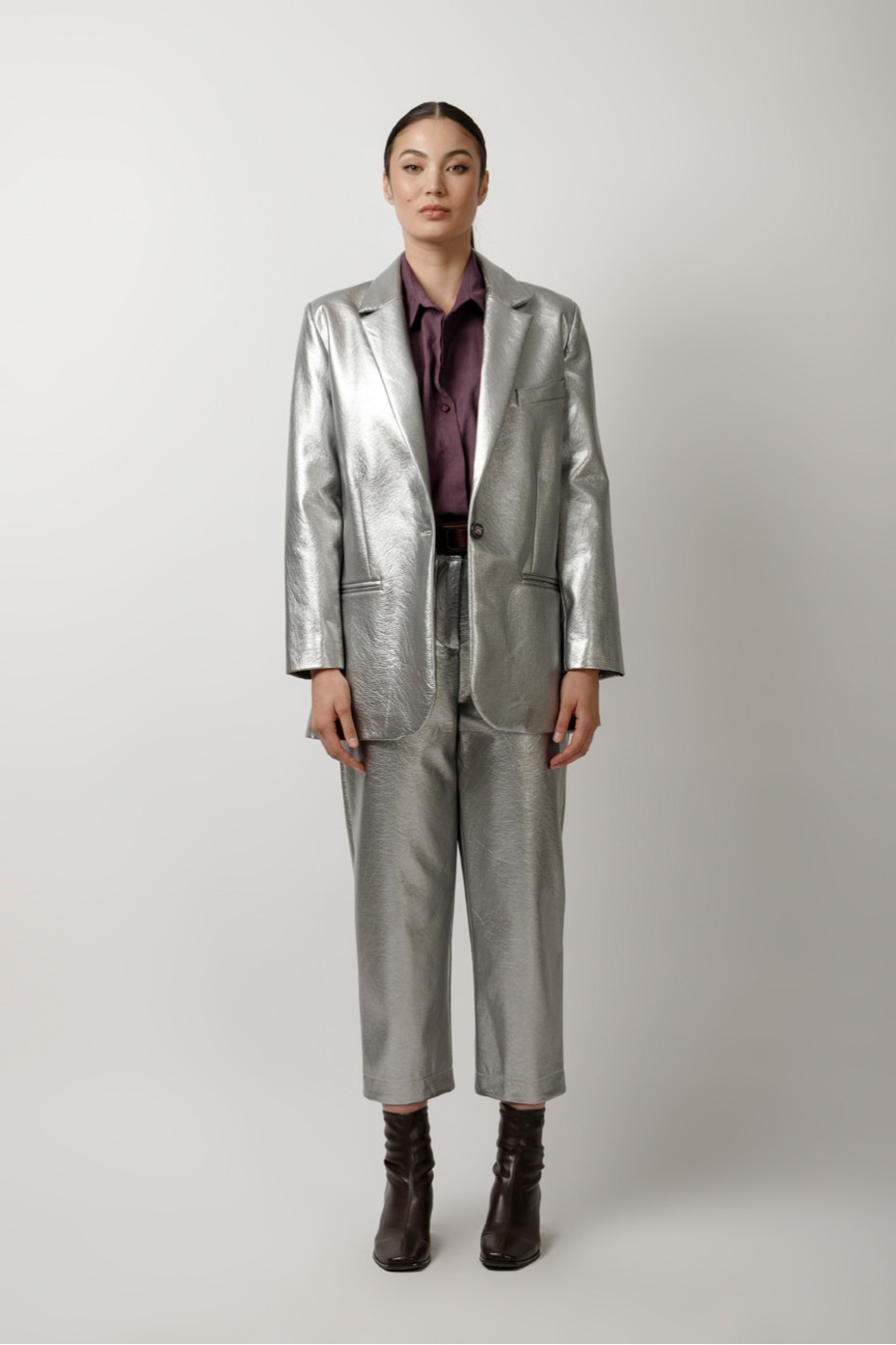 ECO LEATHER BLAZER