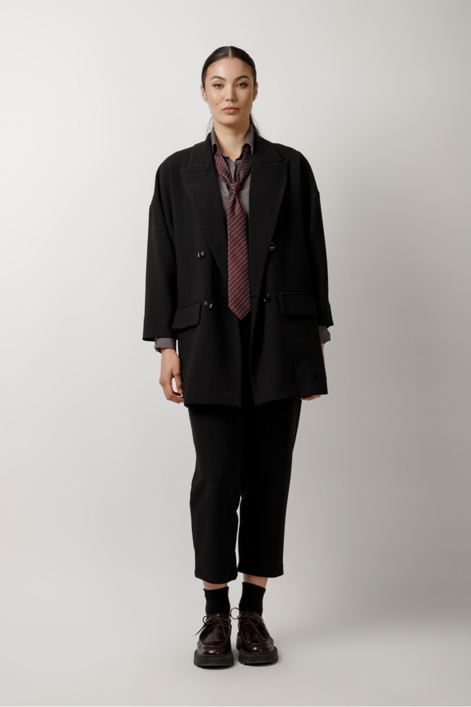 OVERSIZED JACKET WITH SIDE RIPS