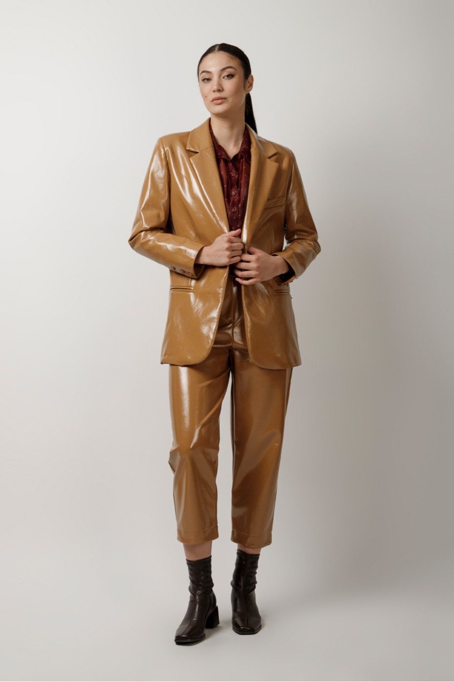 ECO LEATHER BLAZER
