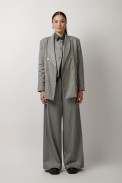 STRIPED CROSS-BACK BLAZER