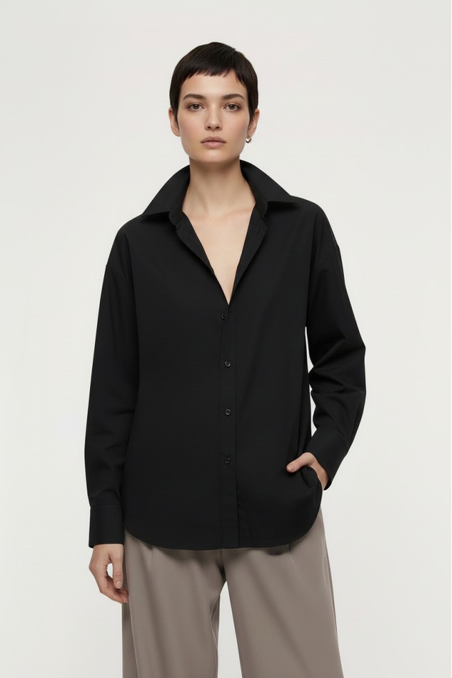 ΠΟΥΚΑΜΙΣΟ ΜΑΚΡΥΜΑΝΙΚΟ OVERSIZED