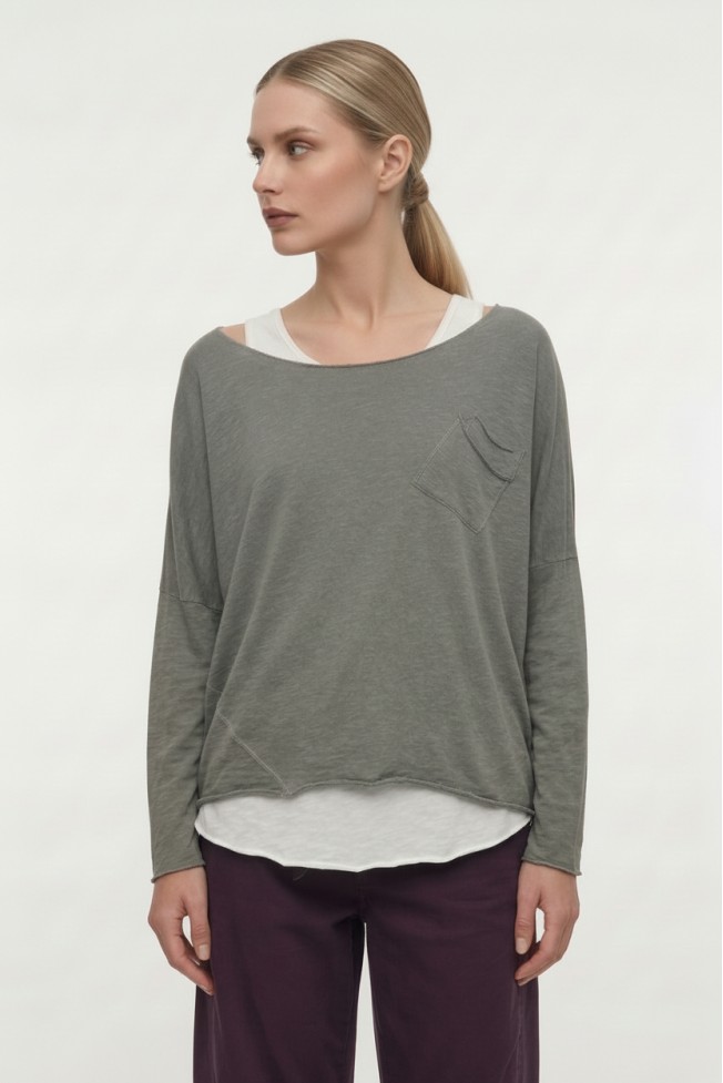 DOUBLE LONG SLEEVE TOP