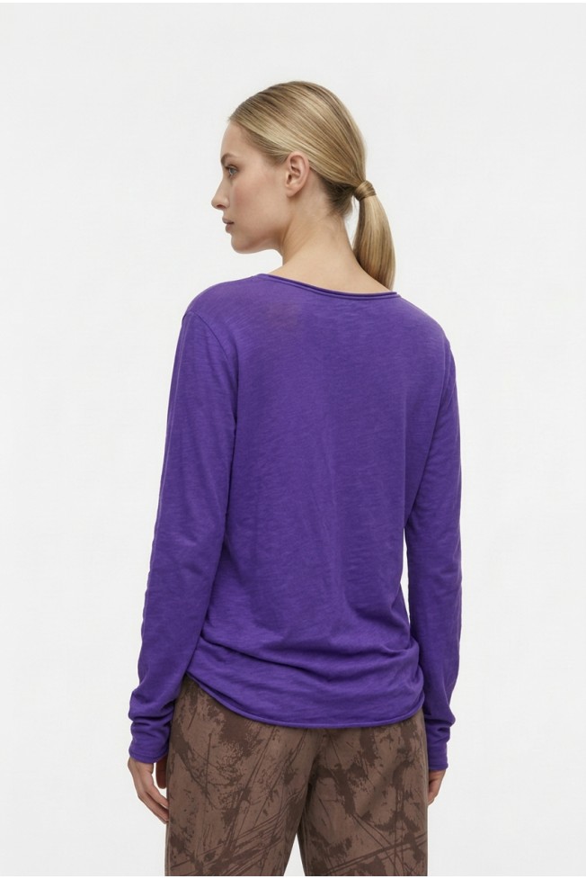LONG SLEEVE COTTON T SHIRT
