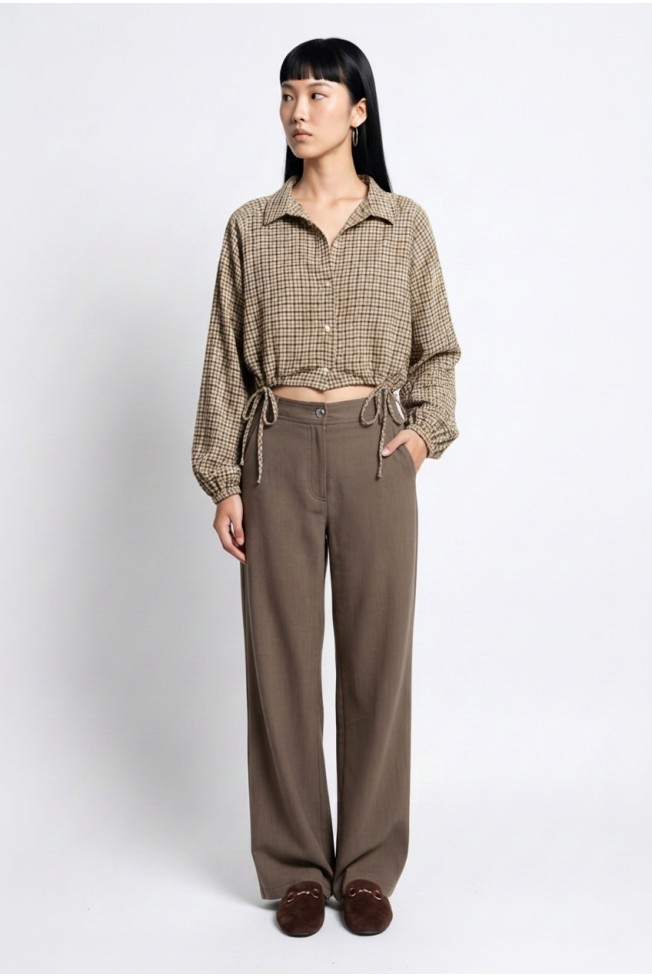 ΠΑΝΤΕΛΟΝΑ WIDE LEG ZOE BLACK