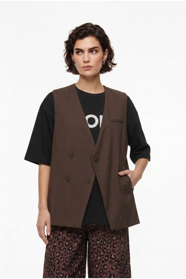 ΛΕΚΟ OVERSIZED ΜΕ ΣΤΑΥΡΩΤΟ ΚΟΥΜΠΩΜΑ