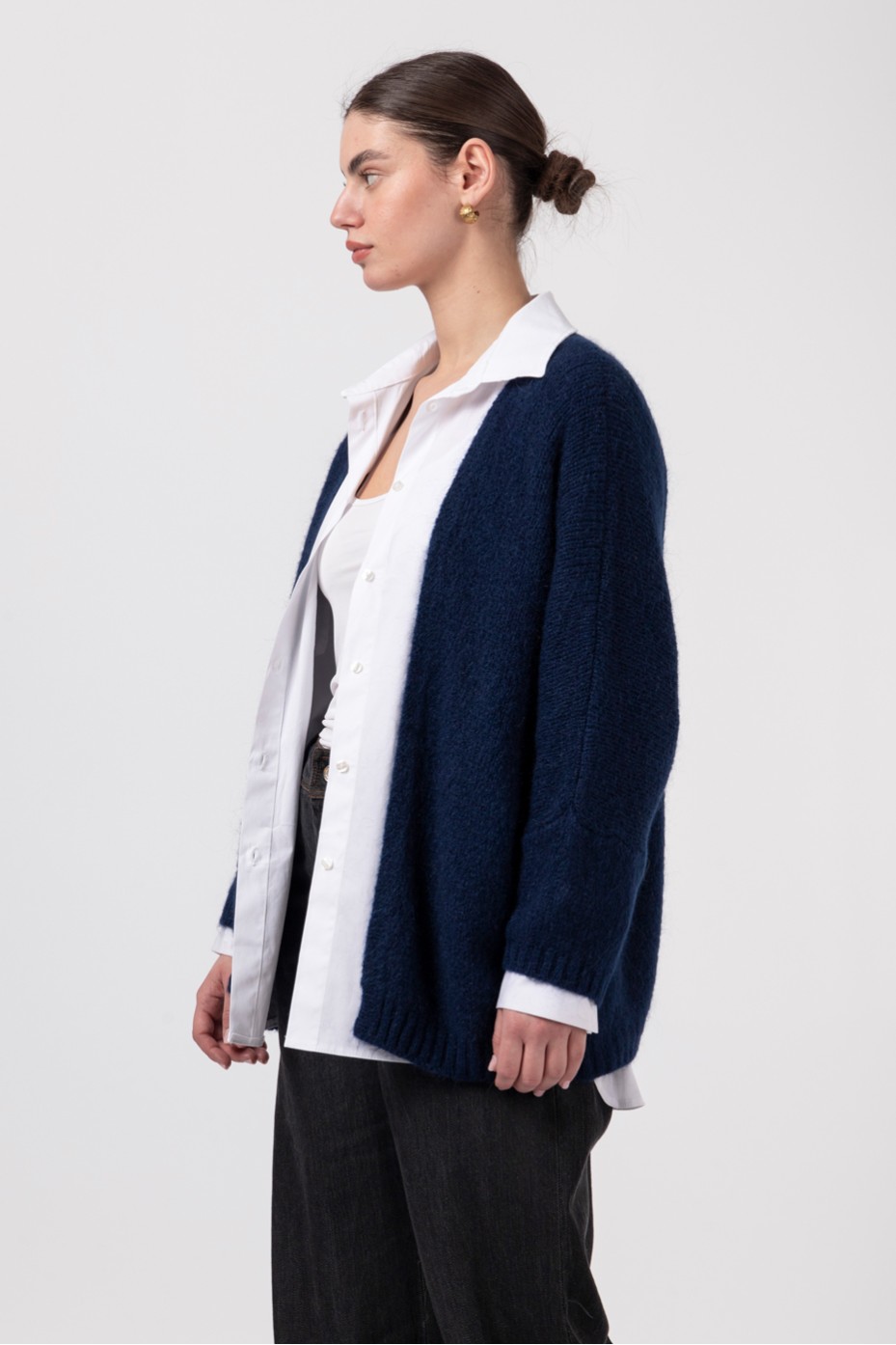 KNIT CROP CARDIGAN