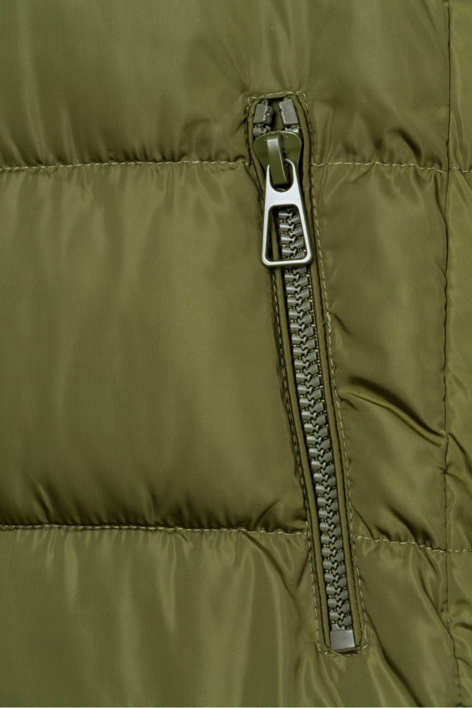 LONG PUFFER JACKER WITH ZIPPER