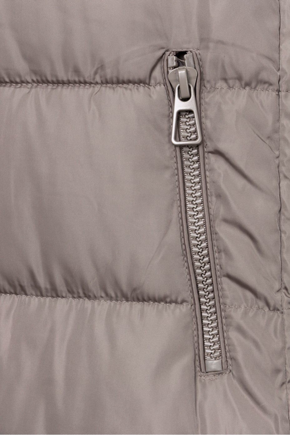 LONG PUFFER JACKER WITH ZIPPER