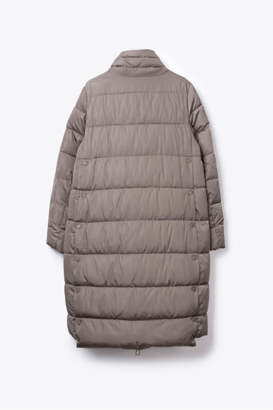 LONG PUFFER JACKER WITH ZIPPER