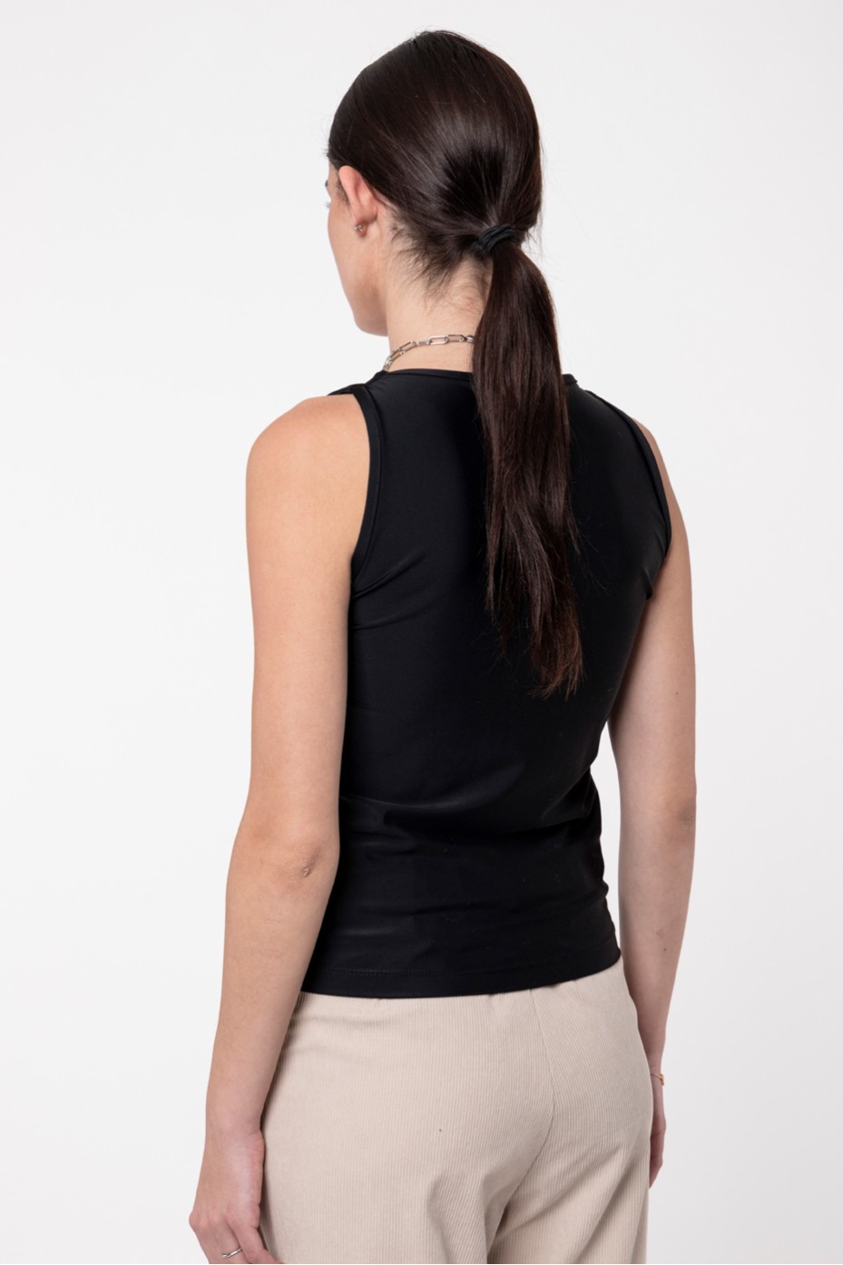 SLEEVELESS TOP ZOE BLACK