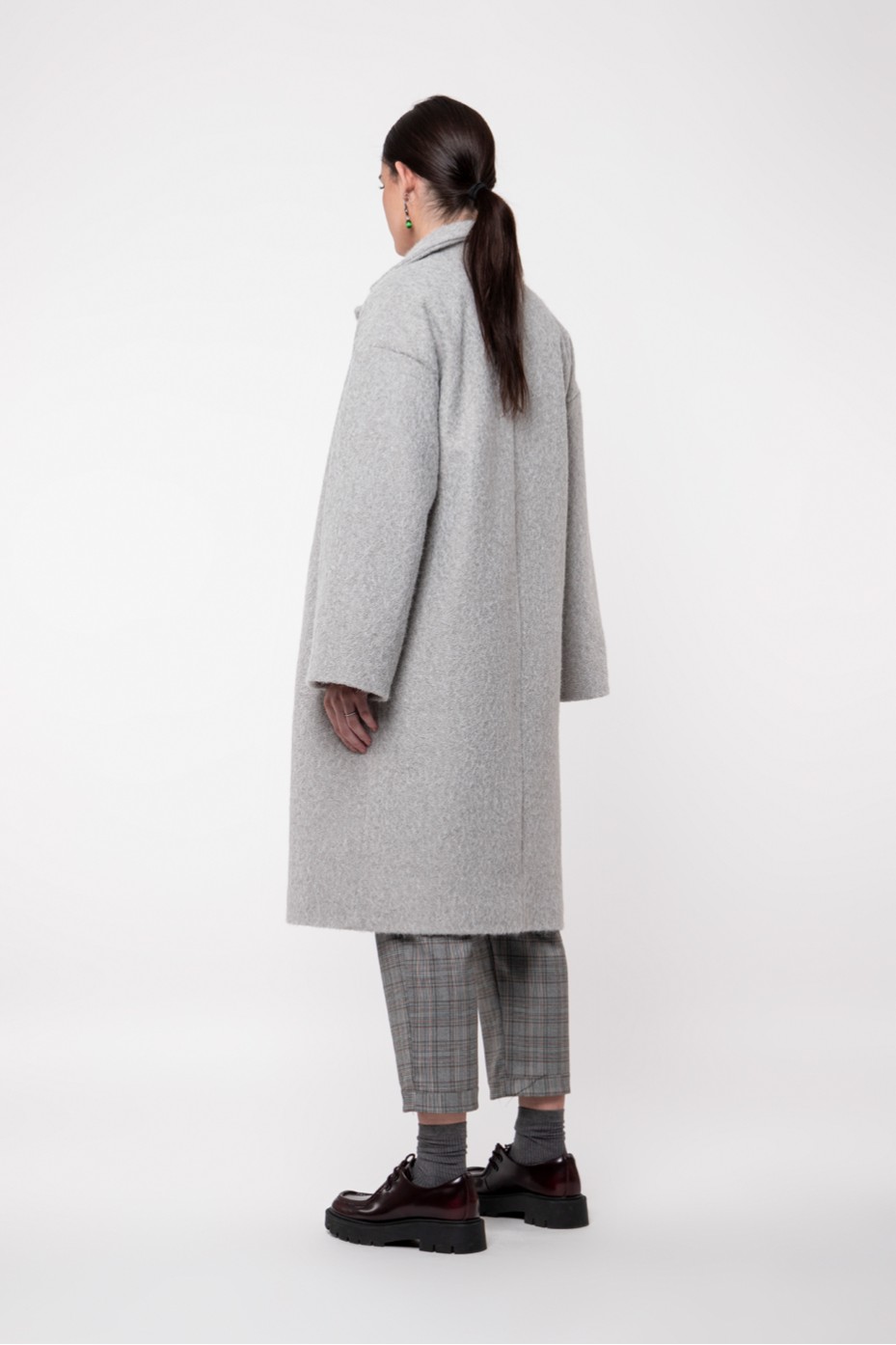 LONG COAT WITH WIDE SLEEVES