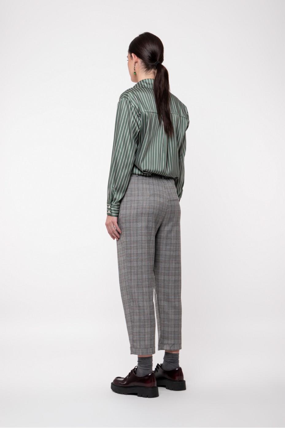 PLAID PANTS CROP