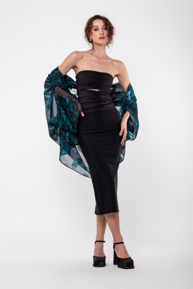 ΜΠΛΟΥΖΑ STRAPLESS CUT OUT