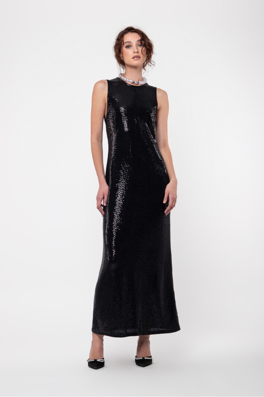 SEQUIN MAXI  DRESS