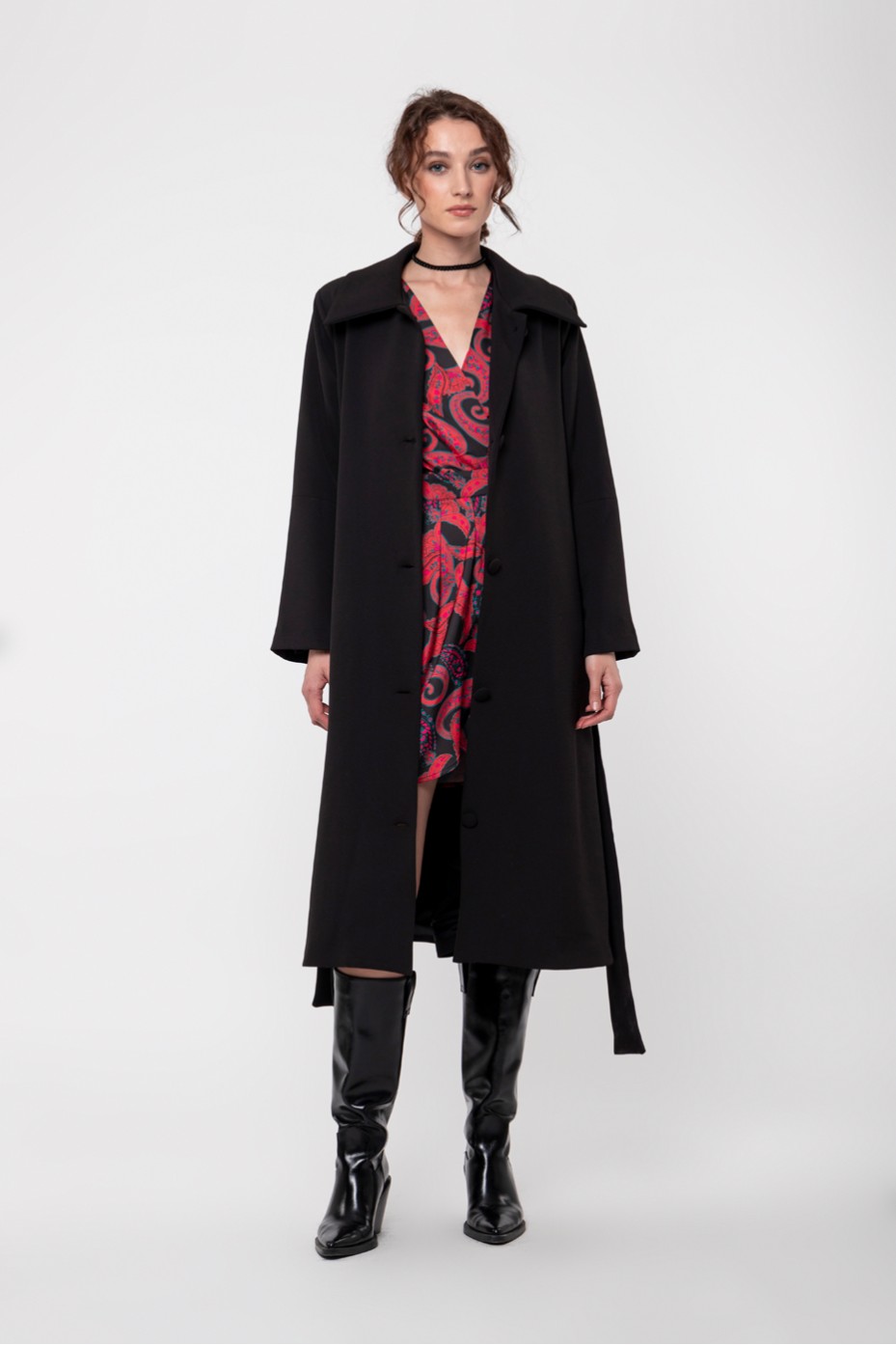 LONG COAT WITH BELT