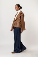 FAUX LEATHER JACKET