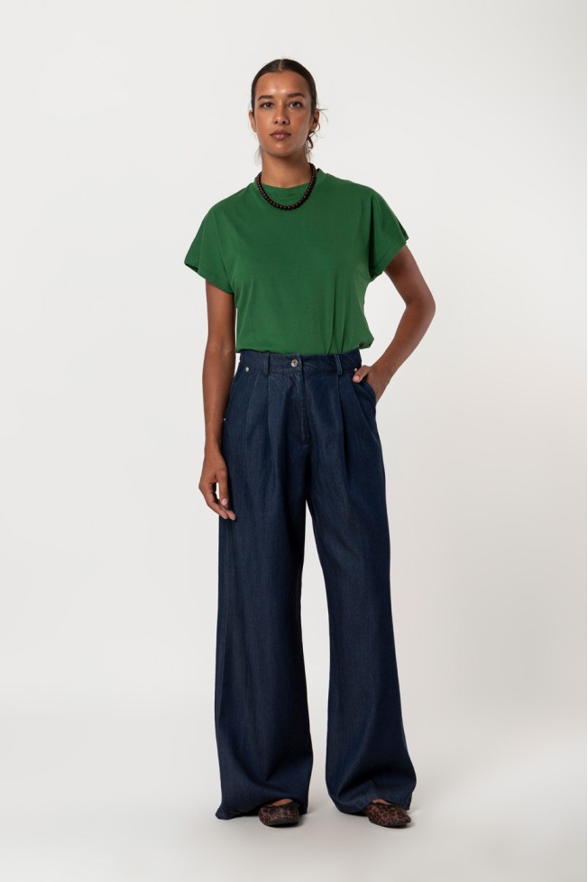 COTTON T-SHIRT BLOUSE