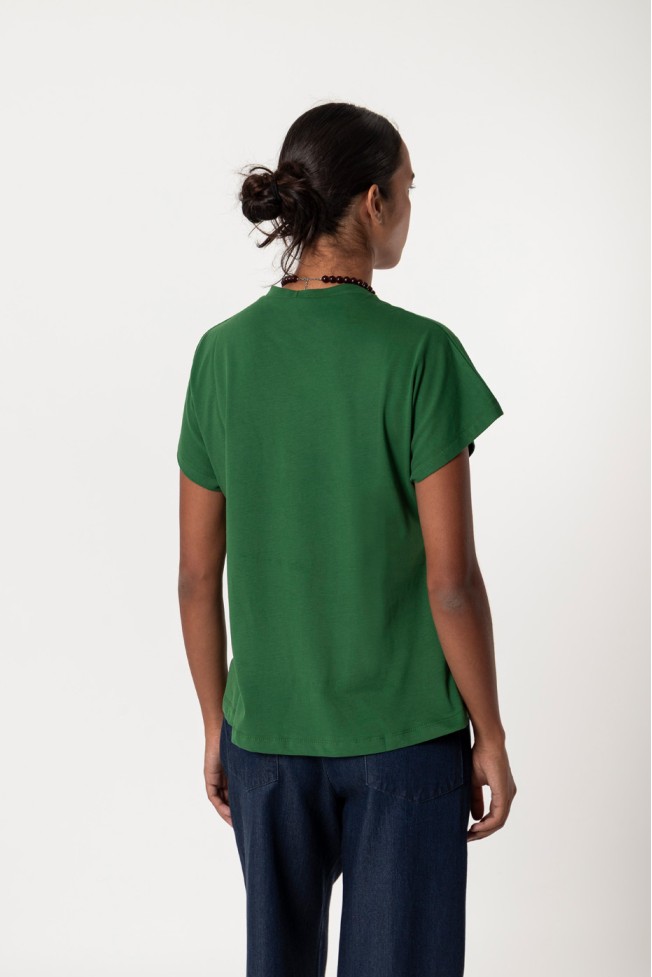 COTTON T-SHIRT BLOUSE