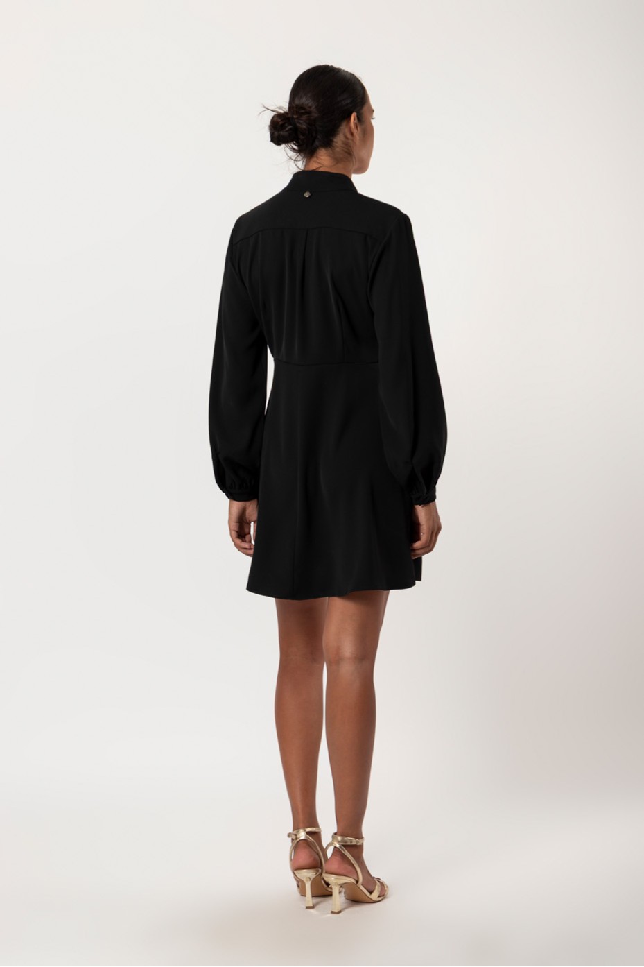 MINI BUTTON UP DRESS