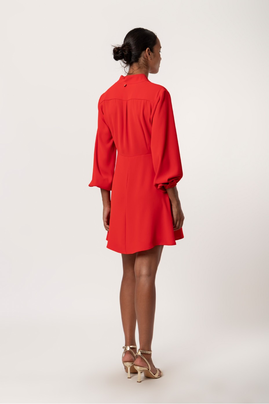 MINI BUTTON UP DRESS