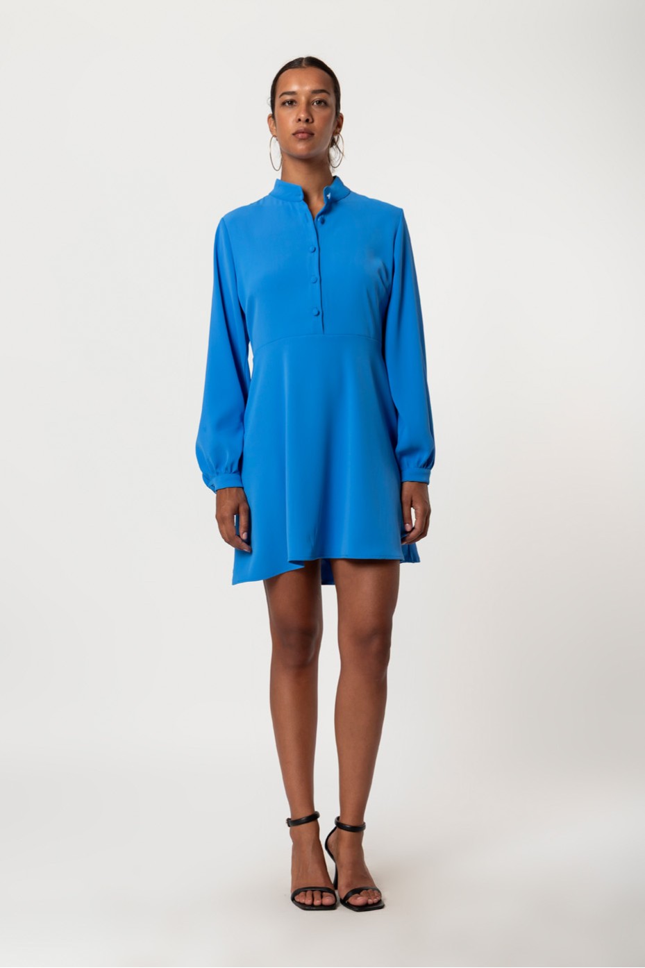 MINI BUTTON UP DRESS