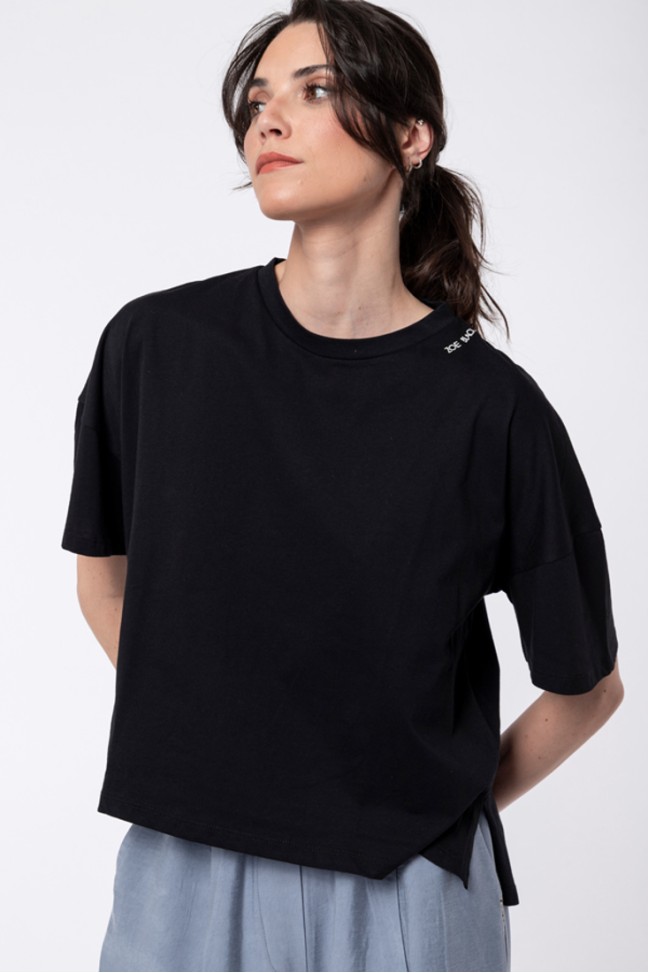 Τ-SHIRT ME KENTHMA ZOE BLACK