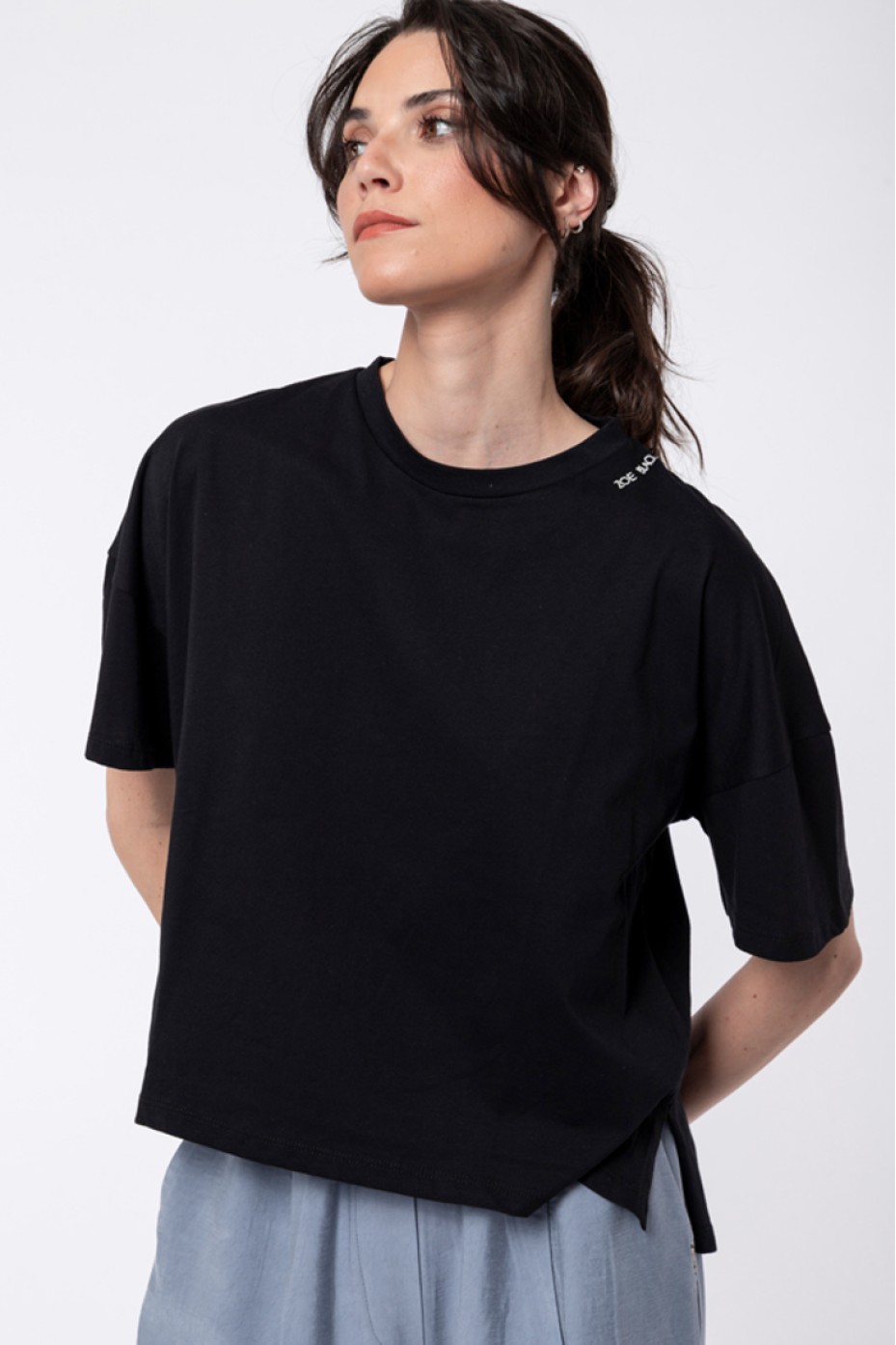 Τ-SHIRT ME KENTHMA ZOE BLACK