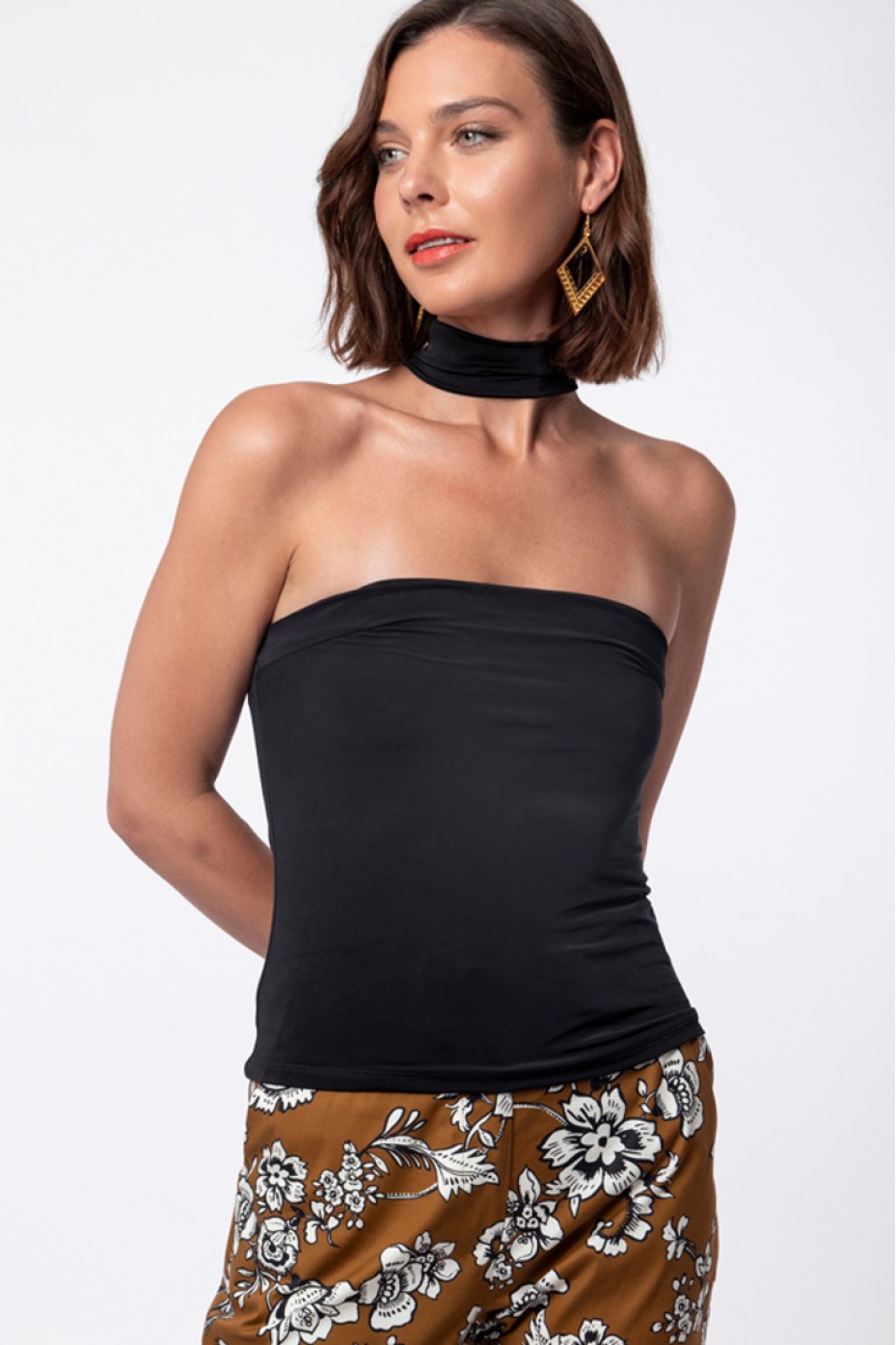 STRAPLESS TOP ZOE BLACK